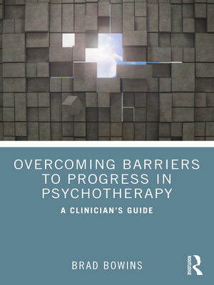 cover image of Overcoming Barriers to Progress in Psychotherapy